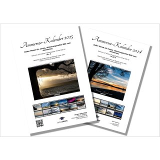 Ammersee-Kalender 2025 / A3 Bundle mit Kalender 2024